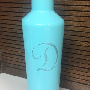 New never used Blue Corkcicle Canteen “D” engraved